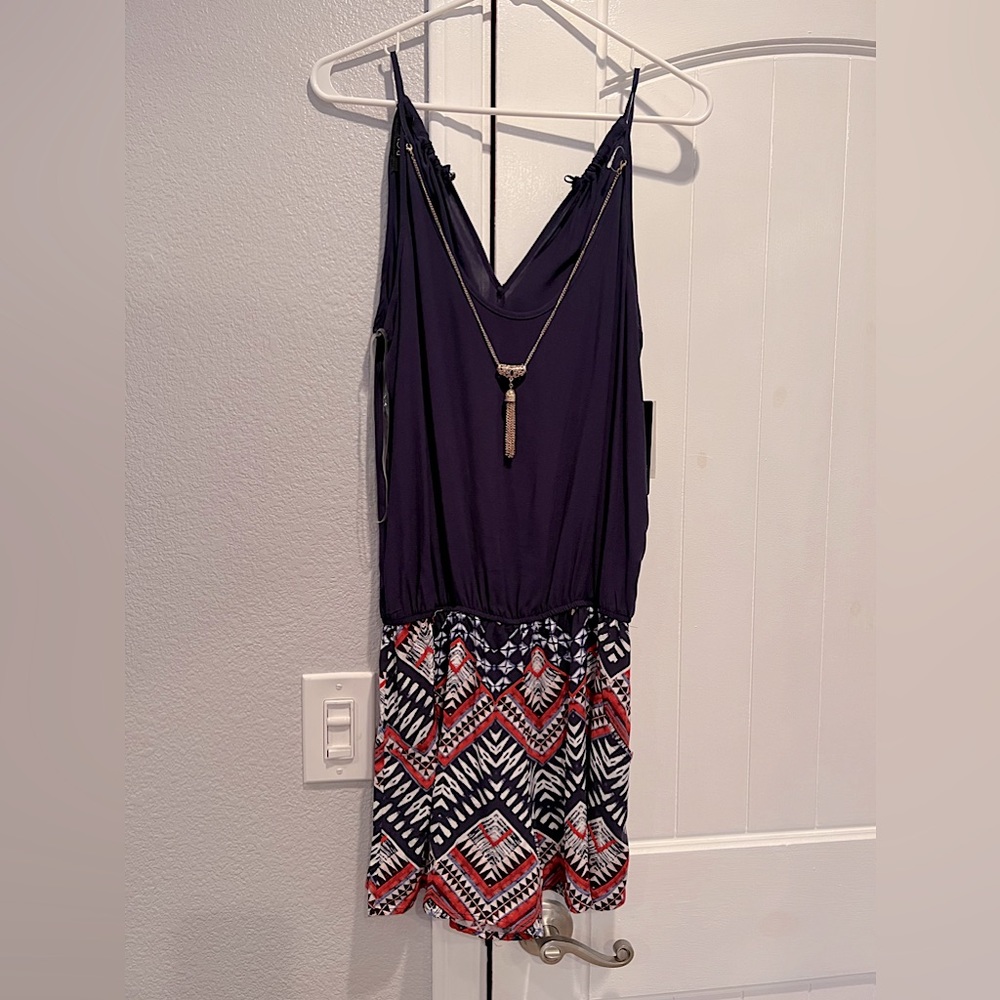 Baby blue romper